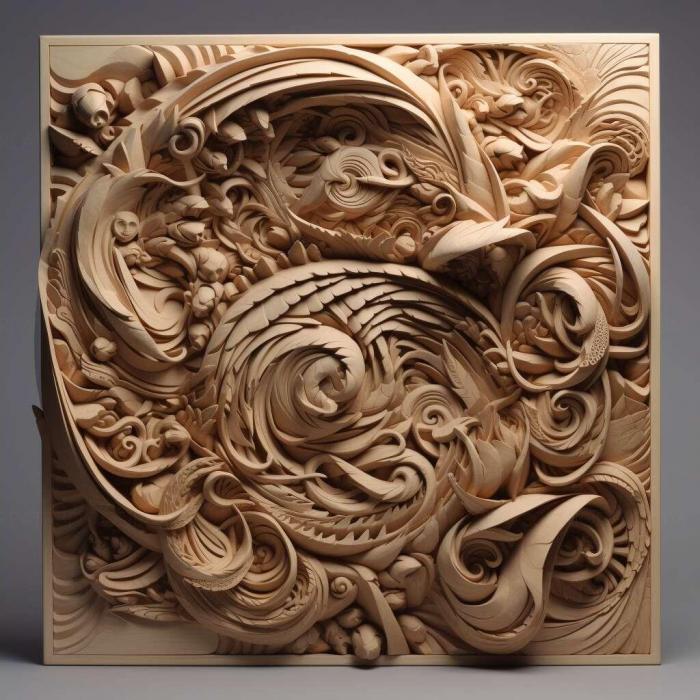 نموذج ثلاثي الأبعاد لآلة CNC 3D Art 